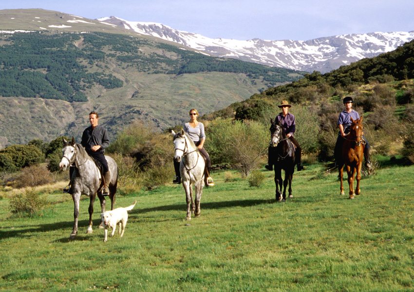 Ride through the Sierra Nevada mountains on the Coastal Range horse riding vacation in Spain