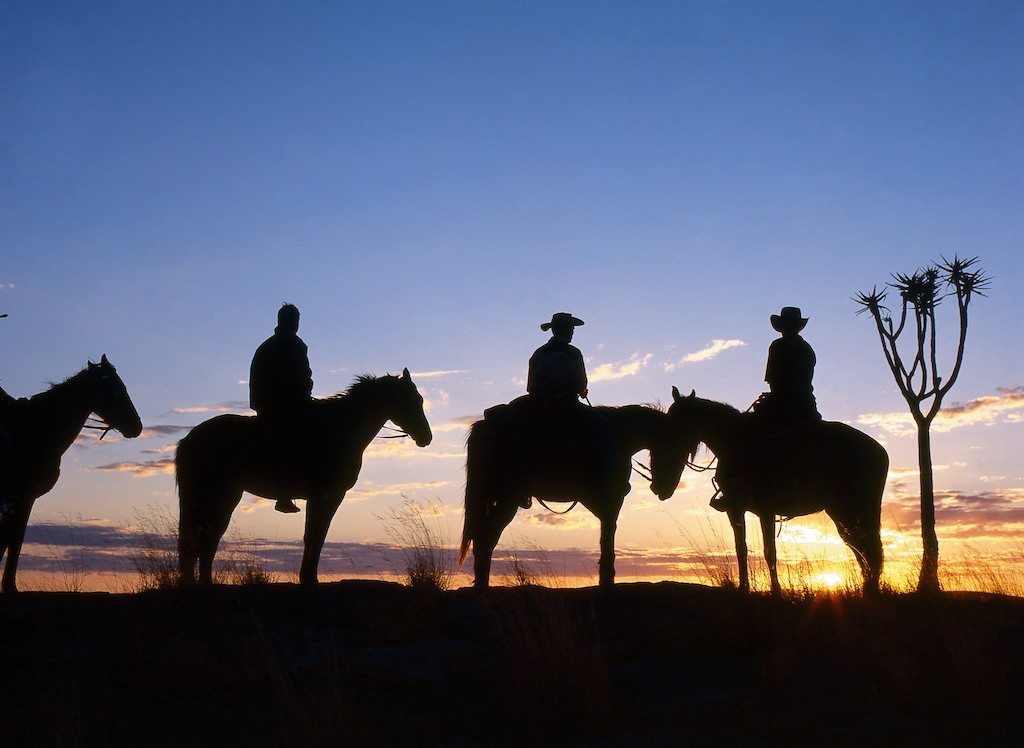 Enjoy the beauty around you on the Fish RIver Canyon horseback riding vacation in Namibia