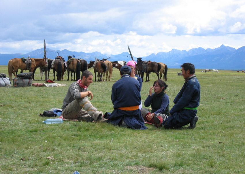 Live out on the steppe during the Spirit of the Reindeer Herders horse riding tour in Mongolia