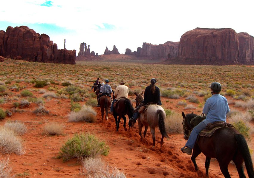 Ride well-trained horses during your horseback tour in Arizona