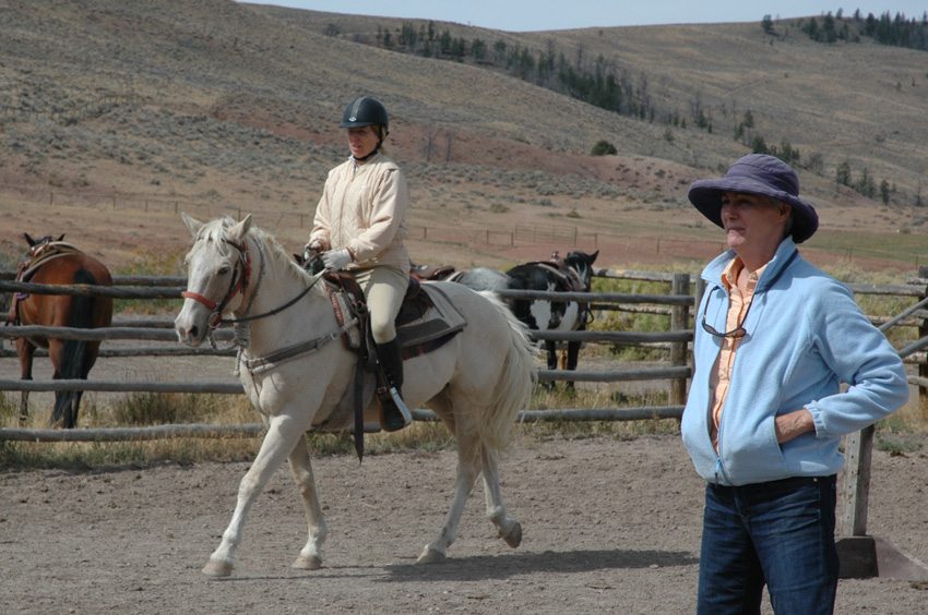 Sue Falkner-March Centered Riding Clinic at the Bitterroot Ranch