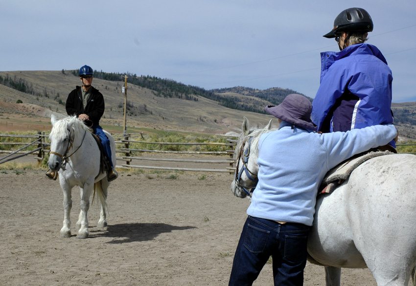 Learn from Sue Falkner-March during her centered riding clinic in Wyoming
